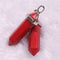 Natural Stone Hexagonal Prism Pendant 3