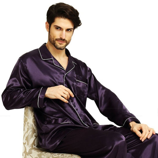 Pijama de Seda para Hombre - Conjunto de Satén Premium - Image 4