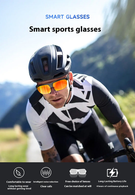 Gafas Inteligentes Deportivas con Espejo Desmontable y Llamadas por IA - Image 11