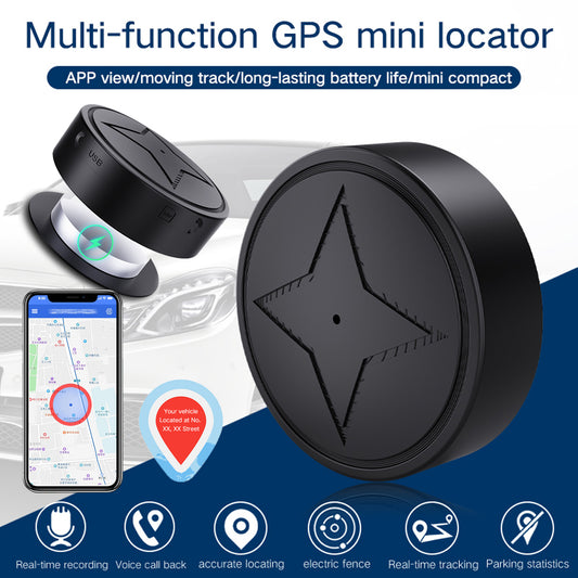 Localizador GPS Magnético Mini para Vehículos - Rastreo en Tiempo Real
