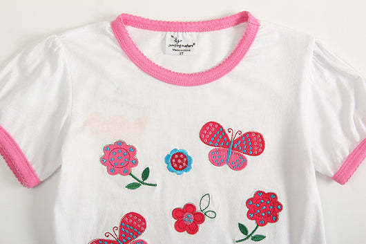 Playera Infantil de Manga Corta para Niña - Comodidad de Verano - Image 4