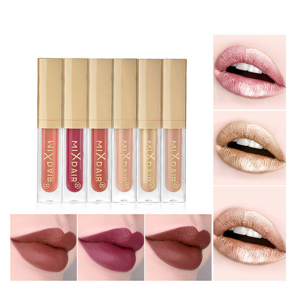 Set de Brillos Labiales Mate y Alto Brillo