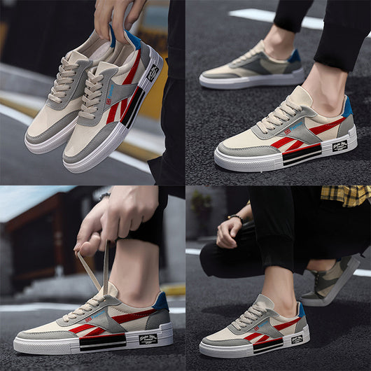 Zapatillas de Lona Casual Estilo Coreano para Hombre - Image 3