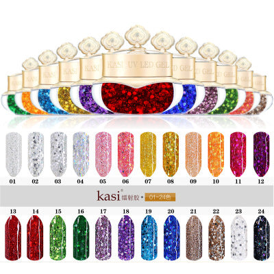 Gel de Uñas Removible con Luz LED - 48 Colores Brillantes