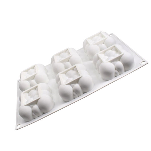 Molde de Silicona para Tartas Nube de 6 Cavidades - Image 3