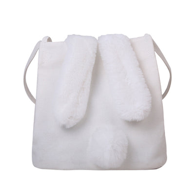 Bolsa de Lona para Mujer con Diseño de Conejo Kawaii - Bolso de Hombro Grande - Image 15