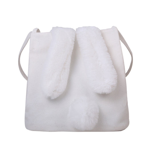 Bolsa de Lona para Mujer con Diseño de Conejo Kawaii - Bolso de Hombro Grande - Image 15