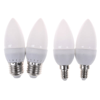 Bombilla LED Vela 3W E14 E27 220V - Ahorro de Energía Garantizado