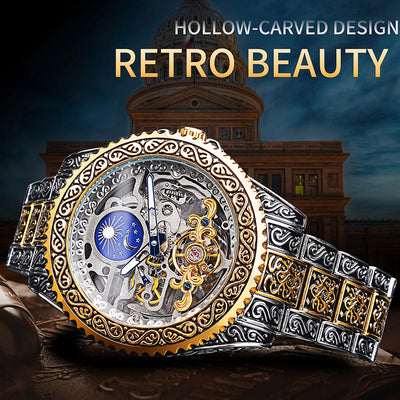 Reloj Mecánico Tourbillon Esqueleto Lujo para Hombre - Image 13