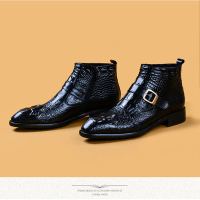 Zapatos Formales de Cuero Premium Estilo Británico para Hombre - Image 17