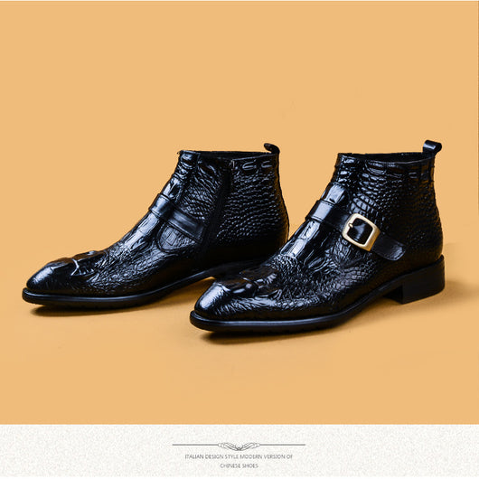 Zapatos Formales de Cuero Premium Estilo Británico para Hombre - Image 17