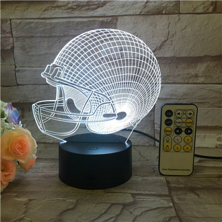 Lámpara 3D Pelota de Rugby