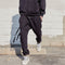 Pantalón de Buzo Negro Hombre con Cordón Ajustable