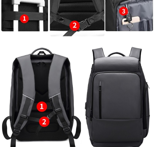 Mochila de Viaje de Gran Capacidad para Aventuras al Aire Libre - Image 4