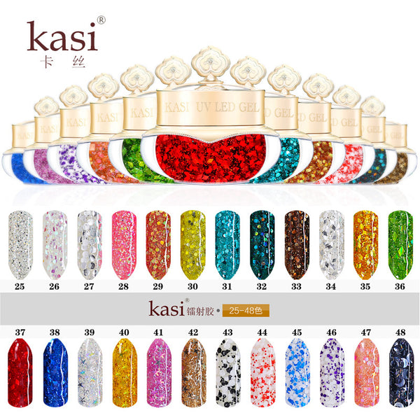 Gel de Uñas Removible con Luz LED - 48 Colores Brillantes