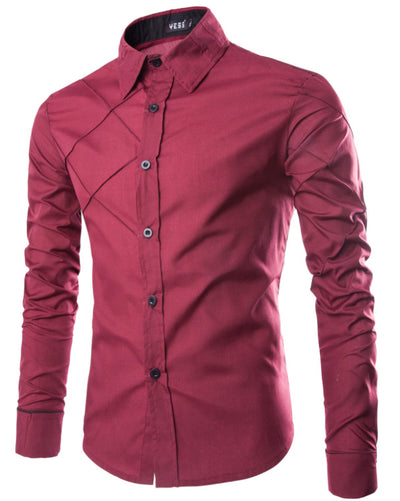 Camisa Casual de Cuadros para Hombre Manga Larga - Image 4