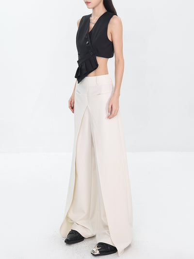 Pantalones Sueltos Negros Casuales para Mujer - Corte Recto - Image 24