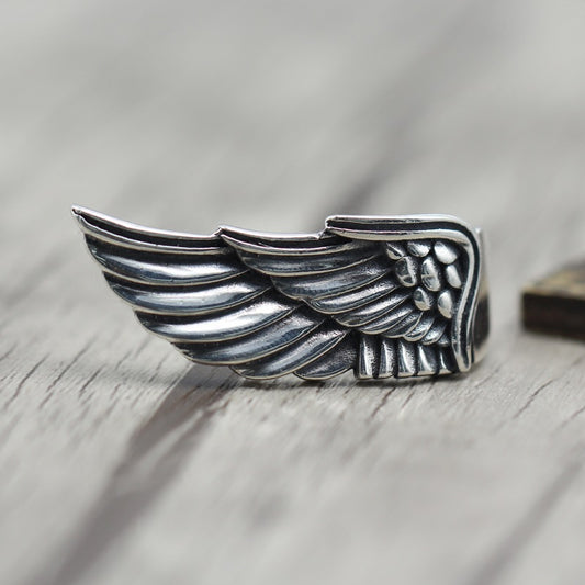 Anillo de Alas Personalizado Estilo Vintage