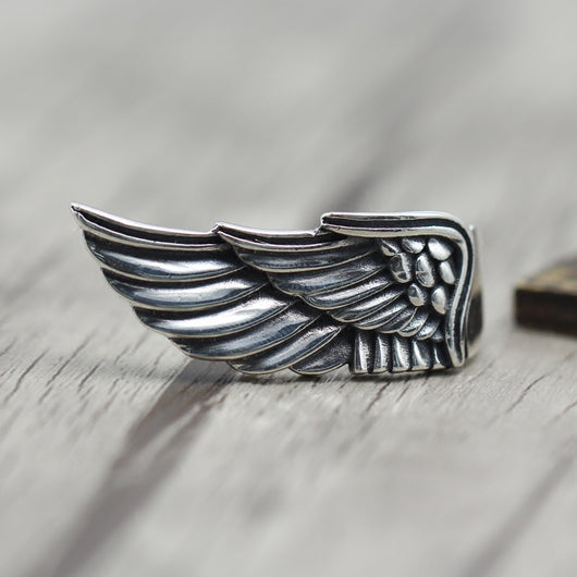 Anillo de Alas Personalizado Estilo Vintage