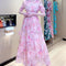 Vestido Estampado Floral con Cordones Ajustables
