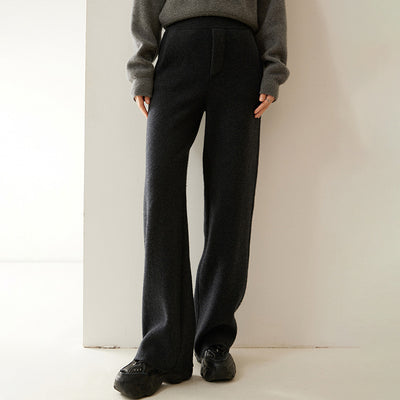 Pantalones de Cashmere Anchos de Cintura Alta - Diseño Elegante y Favorecedor - Image 10