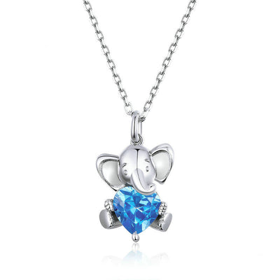 Collar Oso Azul en Plata 925 - Diseño Tierno y Adorable - Image 3