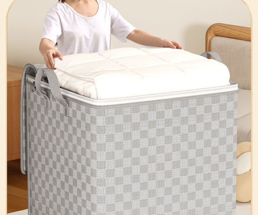 Bolsa de Almacenamiento de Ropa Grande con Sistema de Rejilla Organizadora - Image 18