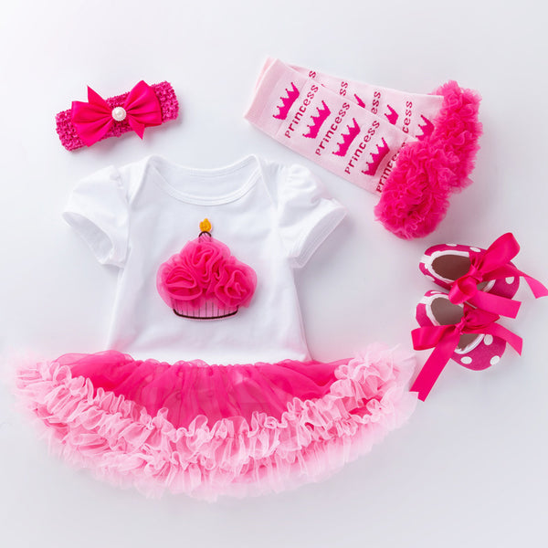Pelele de Algodón Premium para Bebé - Vestido Romper Rosa Pálido de Manga Corta - Image 13