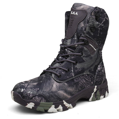 Botas Tácticas Impermeables Camuflaje Altura Media - Image 10