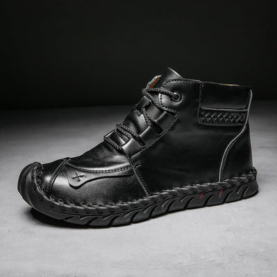 Botas Martin de Cuero Artesanal con Forro de Cachemir para Hombre - Image 20