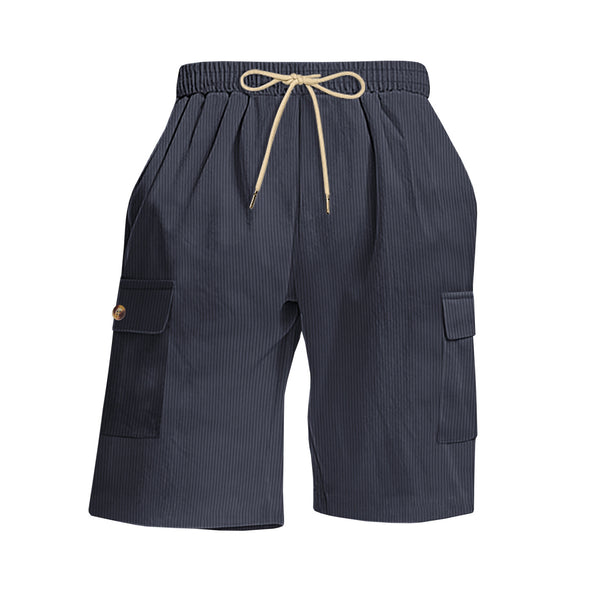 Shorts de Pana para Hombre con Múltiples Bolsillos - Image 3