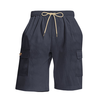 Shorts de Pana para Hombre con Múltiples Bolsillos - Image 3