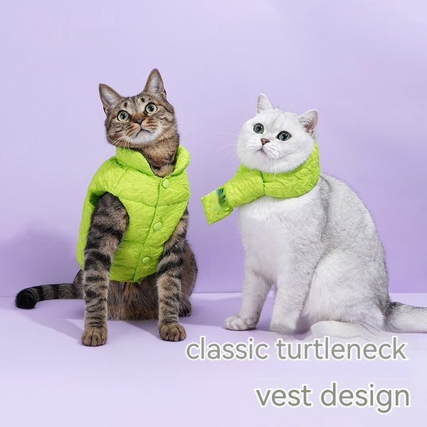 Chaleco Térmico Universal para Gatos y Perros - Abrigo Invierno Antiestático
