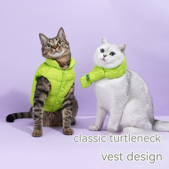 Chaleco Térmico Universal para Gatos y Perros - Abrigo Invierno Antiestático
