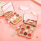 Paleta de Sombras Diamante Perlado Mate Impermeable de 9 Colores de Larga Duración