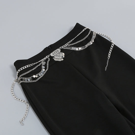 Conjunto Elegante: Chaleco Pedrería y Capris Ajustados - Image 20