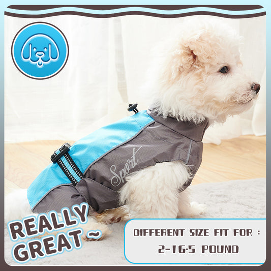 Impermeable para Perros - Abrigo Deportivo Resistente al Agua para Mascotas