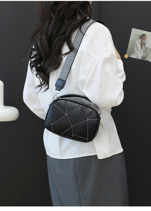 Bolso Pequeño Retro de Patchwork Trendy con Tres Capas - Image 27