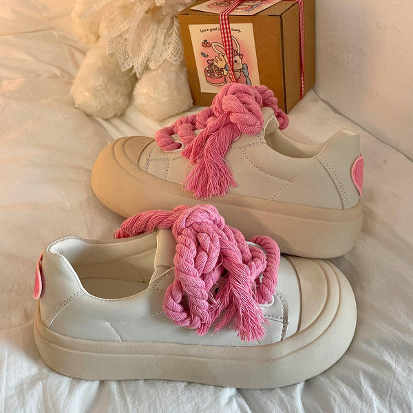 Zapatillas Casuales de Lona y Cuerda Manila para Mujer