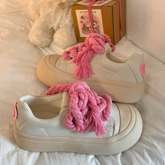Zapatillas Casuales de Lona y Cuerda Manila para Mujer