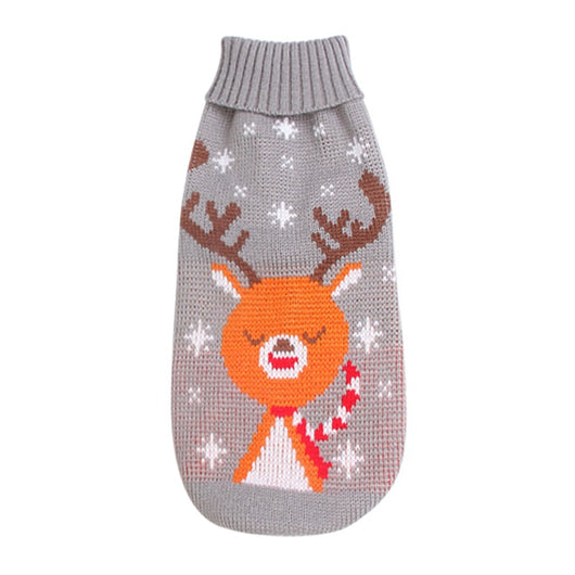 Suéter Tejido Cuello Alto Navideño para Perros - Image 17