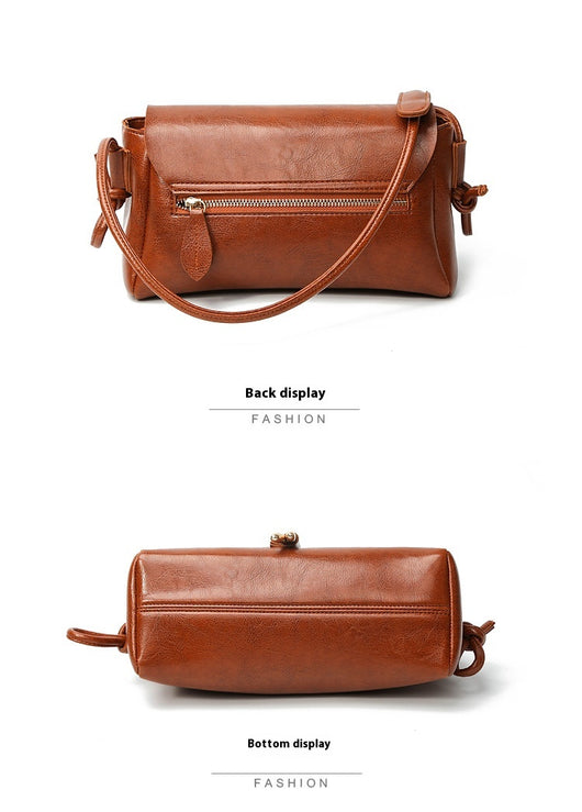 Bolso Bandolera de Cuero Encerado para Mujer - Estilo Fashion - Image 21