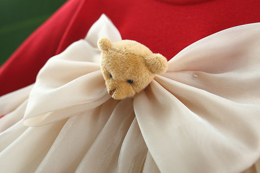 Vestido Infantil Manga Larga Primavera Otoño - Image 12
