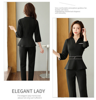 Uniforme Elástico para Joyería y Belleza con Mangas Medianas - Image 13