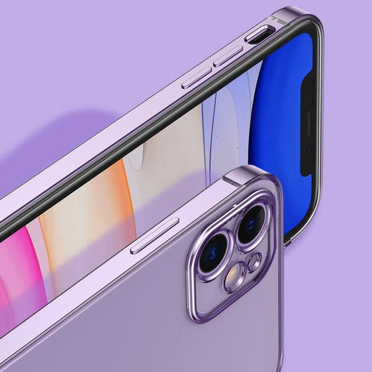 Funda para Celular con Acabado Cromado de Ángulos Rectos - Image 6