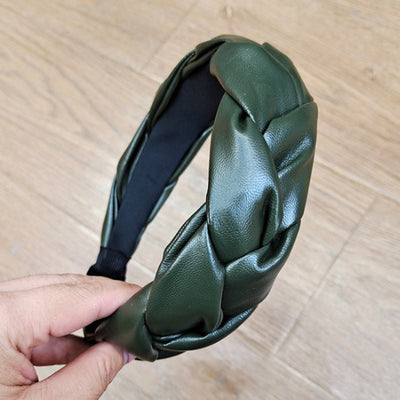 Diadema de Cuero Trenzado Estilo Europeo y Americano - Image 20