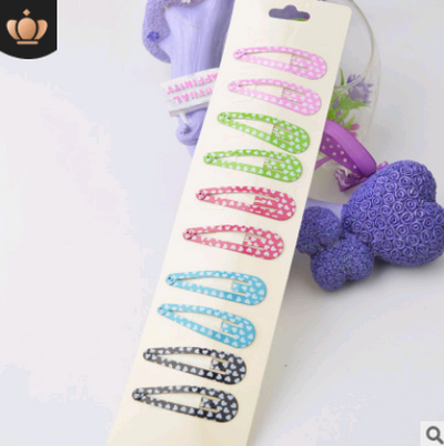Clip para Cabello Infantil con Diseños Estrellas y Amor - 5 cm - Image 3