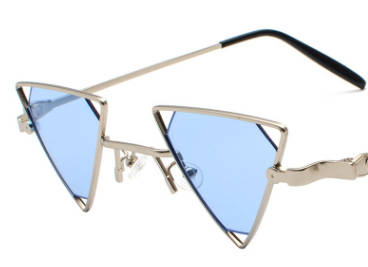 Gafas de Sol Punk Triángulo Hueco - Estilo Europeo Metálico - Image 13