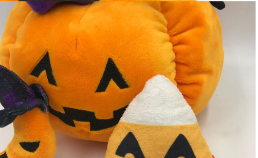 Almohada Peluche Calabaza con Gorro de Halloween - Image 9