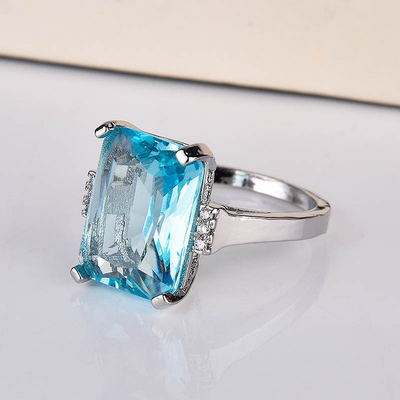 Anillos de Paraíba con Gemas Kuololit para Mujer - Image 3